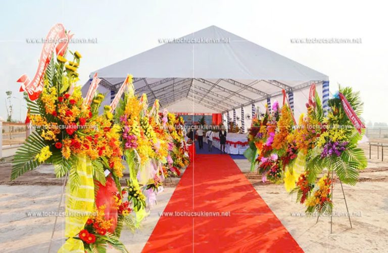 tổ chức lễ khởi công động thổ