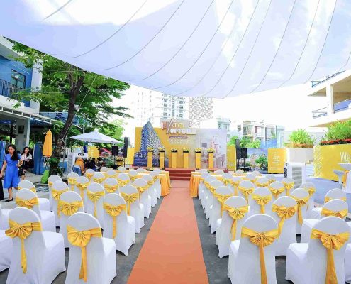 cho thuê bàn ghế quận Hóc Môn